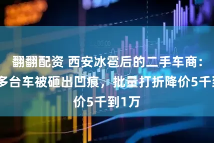翻翻配资 西安冰雹后的二手车商：一百多台车被砸出凹痕，批量打折降价5千到1万