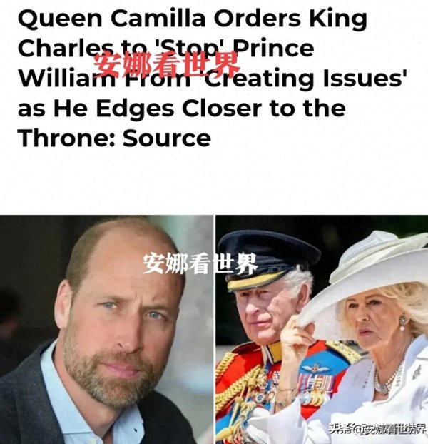 股策略 继母出手了！卡米拉命令查尔斯“阻止”威廉在王位临近时制造麻烦